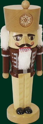 Casse-Noix de Noël en Bois Naturel 30cm Rudolphs Schatzkiste