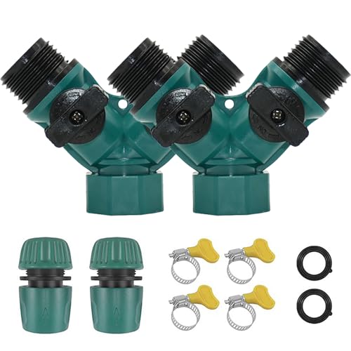 RoseFlower Garden Hose Splitter Y Way Heavy Duty - Image 2