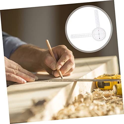 Set 10 Reglas de Ángulo de Plástico Transparentes miniatura 5