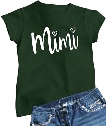 Go All Out Womens Mimi Heart Grandma T-Shirt