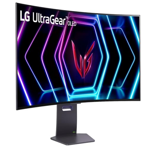 Image of LG 39 inch 21:9 Ultragear OLED WQHD 800R Curved Gaming Monitor (3440 x 1440) 240Hz, 0.03ms, G-Sync Compatible, AMD FreeSync, HDR True Black400, 1.5M:1 Contrast Ratio, Tilt,Height,Swivel, 39GS95QE
