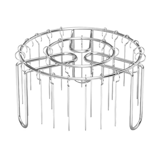 Genérico Rejillas Para Freidora De Aire - Brochetas Antiadherentes Para Barbacoa - Pinchos Verticales Reutilizables Resistentes Al Calor, Antiadherentes Y Anticorrosión Para Verduras, Carne, Pescado,