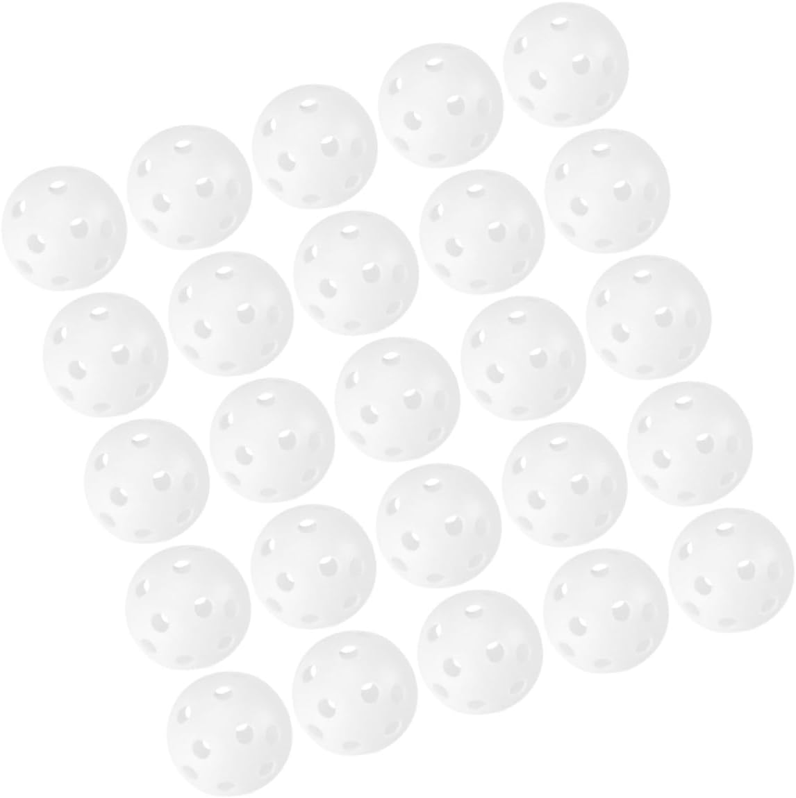 GALPADA 100pcs Practice Golf Balls Mini Plastic Airflow Hollow Training Balls for Indoor Outdoor Swing Golf Playground Use