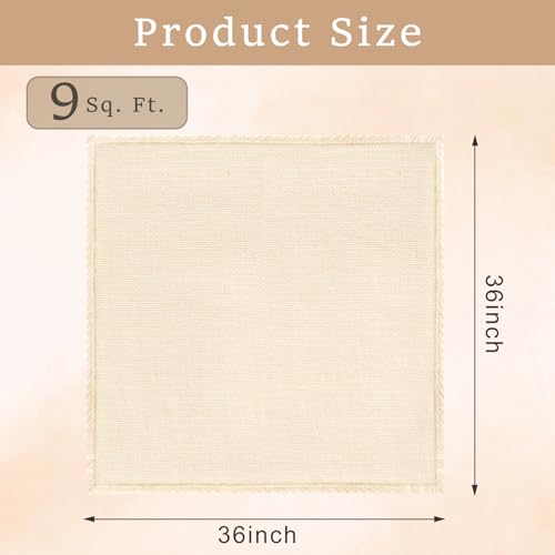 Image of Cheese Cloths, 3Pcs 36x36 Inch Grade 100 Precut Cheese Cloths for Straining, Cotton Unbleached, Reusable Muslin Cheesecloth for Straining, Making Yogurt, Cooking Turkey, Crafts - 9 Sq.Ft