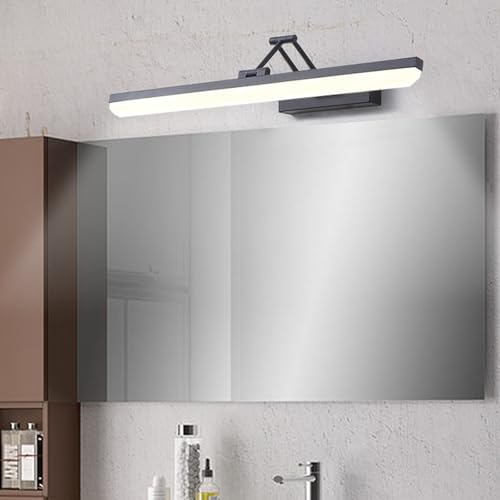 Lámpara de espejo baño para evitar sombras al maquillar con luz neutra negra