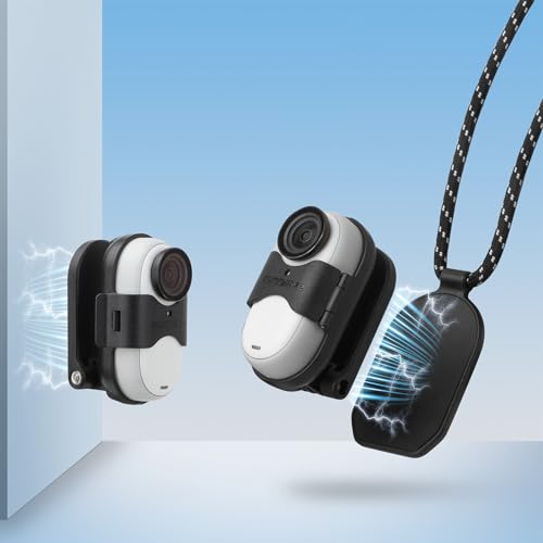 AILENICE Multifunctional Magnetic Mount for Insta360 GO 3S / GO 3 Hand Free Neck Mount with Lanyard