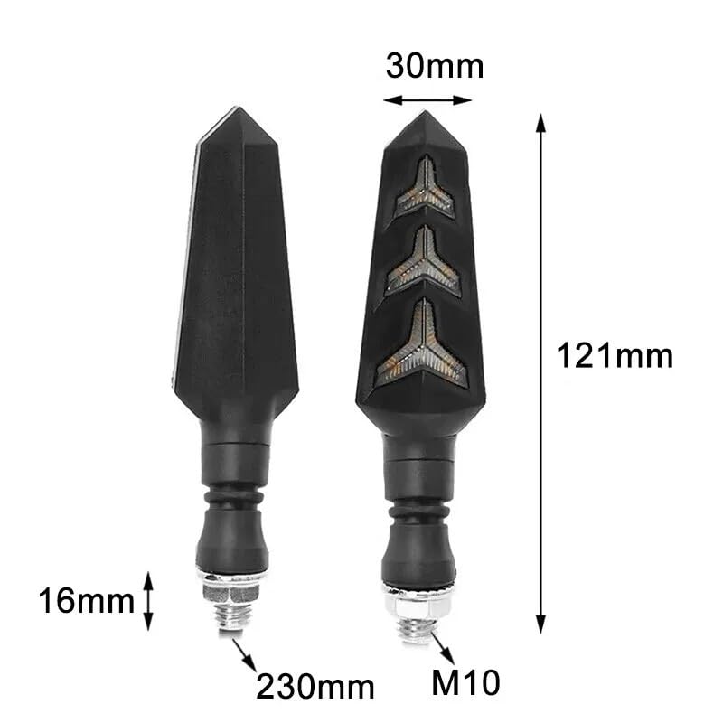 Clignotants de moto clignotant d'eau parfaits pour les trajets urbains et road-trips - 6