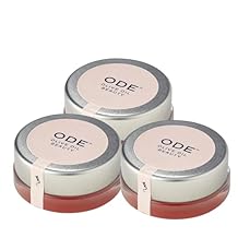 بلسم الشفاه قبلة أحمر الخدود 3 عبوات من ODE Olive Oil Beauty، EVOO عضوي، كاليفورنيا مصنوع، بلسم الشفاه الفاخر