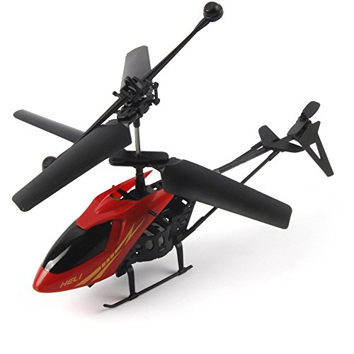 Preisvergleich Produktbild XLGX Kreativer RC Hubschrauber Mini Hubschrauber Funkfernsteuerung Leichtes Drohnen Training (rot)