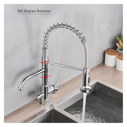 Grifo mezclador de agua ZH1YFD con cabezal extraíble negro 2