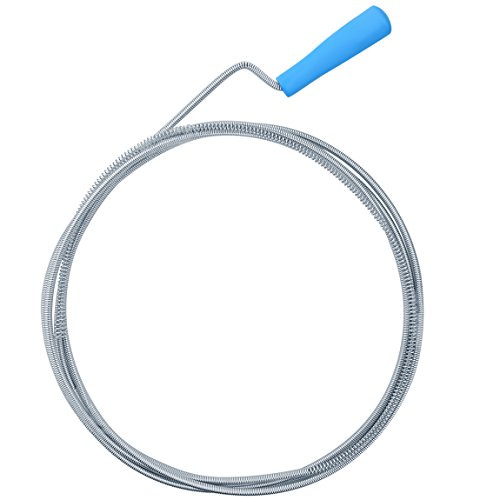 164.2 Inch Hair Catcher, Ishua Drain Cleaner and Clog Remover 13.7 Feet Metal Professional Sink Dredge Pipeline Cleaner Drain Cleaning Tool for Bathroom,Toilet,Kitchen, Tubs, Pipe, Sewers