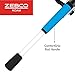 Zebco Roam Spinning Reel and Fishing Rod Combo, 6-Foot 6-Inch 2-Piece Fiberglass Rod with ComfortGrip Rod Handle, All-Metal Gear Fishing Reel with Aluminum Spool,Blue
