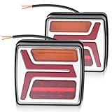 Signalisation claire & sécurité optimale: Design à fonctions STOP et FEUX DE ROUTE séparés avec 35 LEDs haute luminosité. Messages lumineux distincts pour une visibilité et une sécurité accrues de jour comme de nuit