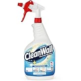CleanWall Wall, Door & Baseboard Cleaner Spray – 32 oz Multi-Surface Formula Safe for Painted Walls – Made in USA – Family-Friendly – Tackles Everyday Kid Messes like Handprints, Smudges & Crayon