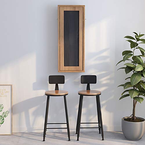 Folding Table And Chairs Set, Wall Mounted Wood Desk, Easy Folding, Space Saving, Stable, Wall Desks For Small Spaces, Folding Wall Table #TOP1