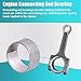 STD 31mm CBR600RR Connecting Rod Main Crankshaft Bearings for Honda CBR600RR CBR 600RR 2007-2025, CBR600RR ABS 2009-2024 13224-MFJ-D01 13313-MFJ-D01