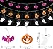 GIGALUMI Halloween Decoration Lights Halloween String Lights,Set of 3 Battery Operated Fairy Lights 12ft Pumpkin Bat Ghost String Lights with 30 LED Each for Indoor/Outdoor Halloween, Party