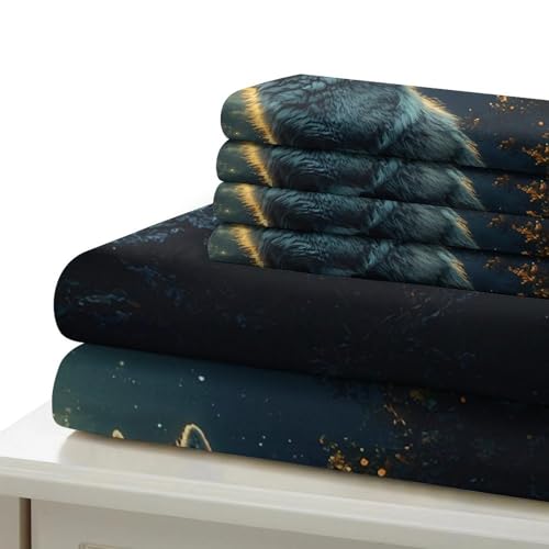 Parure de lit grenouille imprimée 3D en microfibre premium luxe - 7
