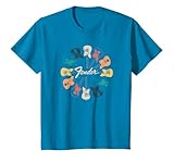 22FEND00041A-001 Fender Retro Guitar Kaleidoscope T-Shirt