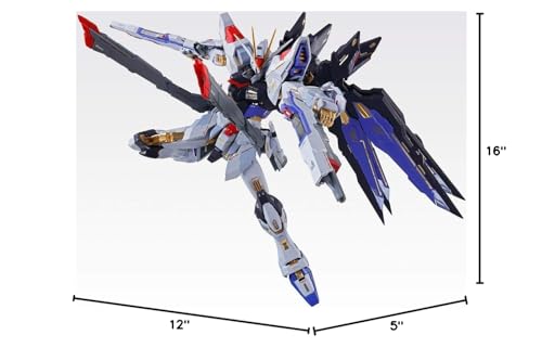 Figura de acción Gundam Strike Freedom Metal Build miniatura 5