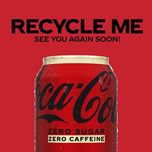 Caffeine Free Coke Zero Fridge Pack Bundle, 12 fl oz, 36 Pack