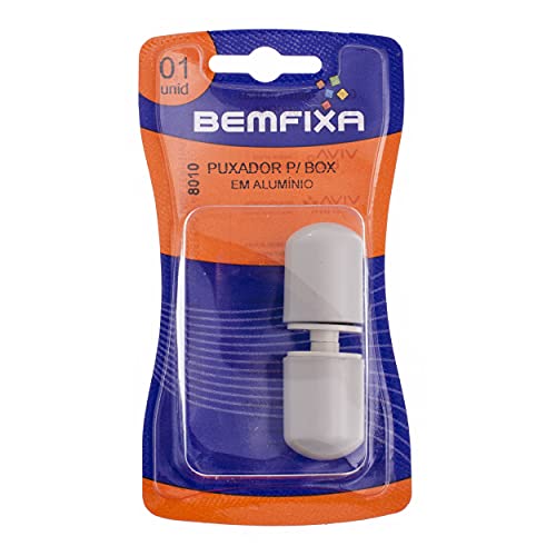 Puxador Para Box Aluminio Bemfixa Natural Fosco