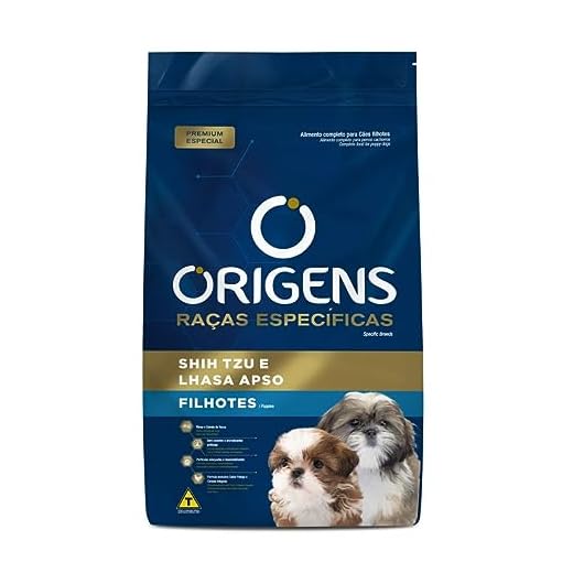 Origens Ração Para Cães Filhotes Raças Especificas Shihtzu/Lhasa 3Kg