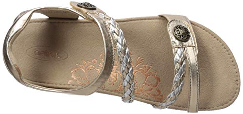 Image of Aetrex Jillian Braided Quarter Strap Arch Support Sandal