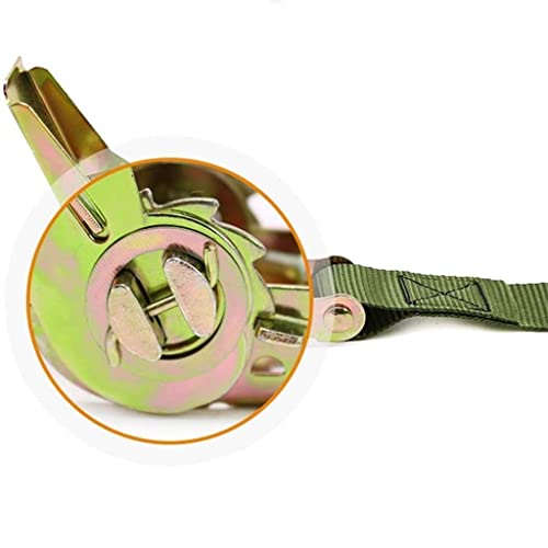 Correias de amarração de catraca 4 conjuntos de 1 pol. de largura Correias de tensão de 800 kg Corre