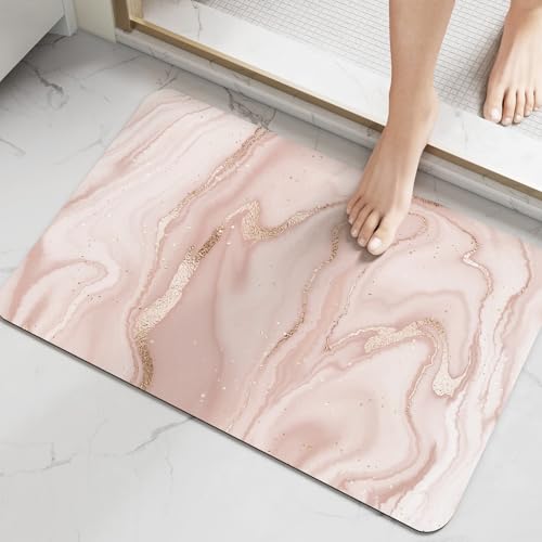 DEXI �����C�}�b�g ������� �o�X�}�b�g �z�� ���� �􂦂� ����~�� ���S �\�t�g ���@���}�b�g �������ȒP ���[�֗� ���w�\�� �ʋC ����Ȃ� ���� ���� ���ʏ� �o�X���[�� �i60��40cm, �s���N�j