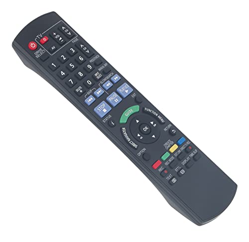 AULCMEET N2QAYB000332 Replacement Remote Control Compatible with Panasonic DVD/HDD Recorder DMR-EX77 DMR-EX78 DMR-EX79 DMR-EX89 DMR-EX79/EX78/EX768/EX88//EX89/EX77 DMR-EX768 DMR-EX88 - Image 3
