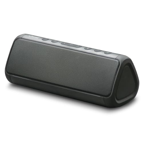 OontZ Angle 3 Pro (2nd Gen) - Portable Bluetooth Speaker 21-Watts Louder Volume Exceptional Sound & Bass 100ft Wireless Range Play Two Speakers Together IPX7 Waterproof Home Outdoor (Black)