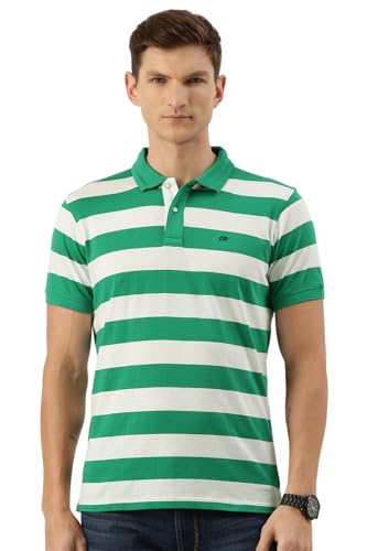 Image of Peter England Men's Cotton Regular Fit Polo T-Shirt