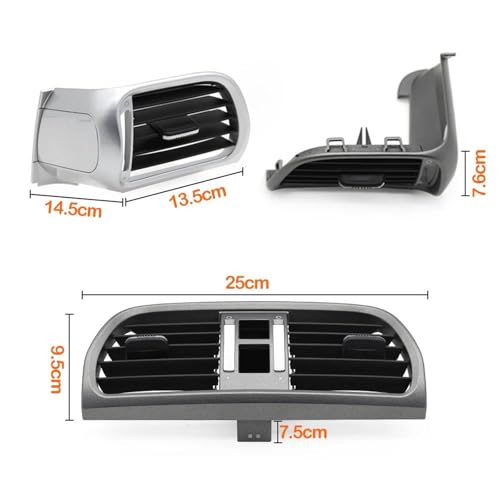Rejilla de ventilación de aire acondicionado para coche 911 997 de acabado original 4