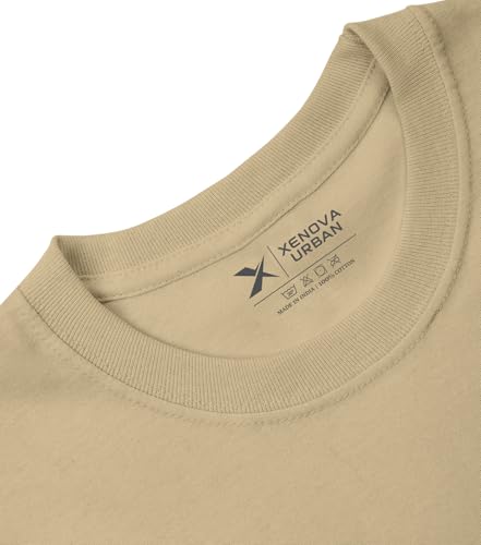Image of XENOVAURBAN Men's Regular Fit Printed Round Neck Cotton T-Shirt | Graphic Printed Casual Wear Unisex Fit XS to 3XL Tshirt RN-MOOOD