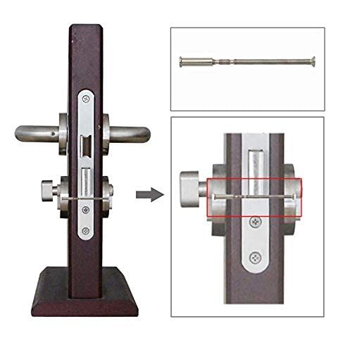 30 Sets M3 Türgriff Befestigungsschrauben Mit Hülsen – Vernickelt, Länge 60 Mm, Verstellbar Für Türen 35-60 Mm Dicke