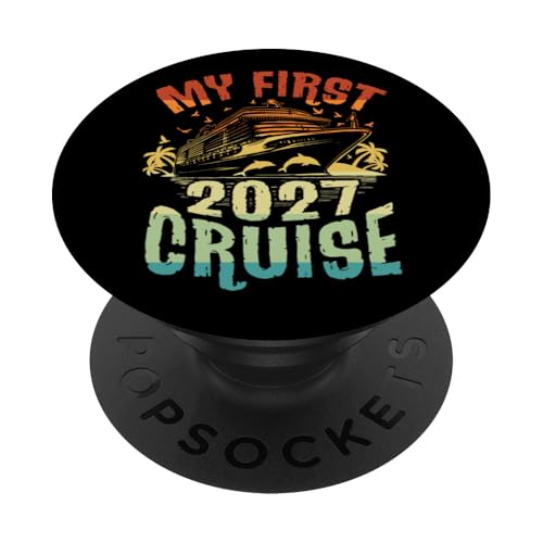 Mi crucero 2027 Tripulación de crucero Viaje de PopSockets PopGrip Adhesivo