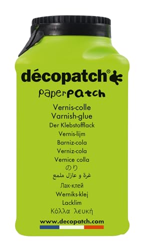 Décopatch PP300AO - Un pot de Vernis colle PaperPatch 300g