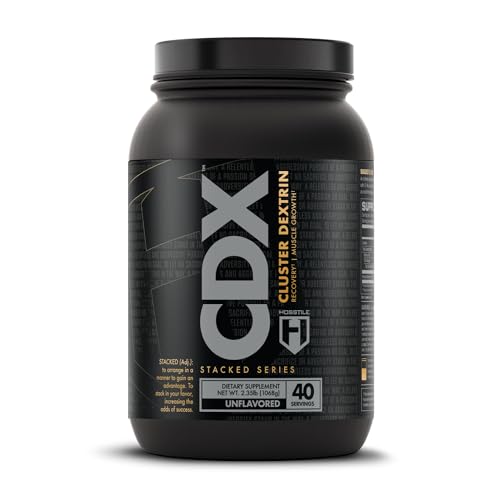 HOSSTILE CDX Cluster Dextrin Powder - Highly Branched Cyclic Dextrin HBCD Carb Powder Carb Supplement for Intra Workout Carbs & Post Workout Unflavored 40 Servings