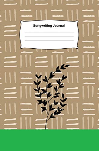 Songwriting Journal: Music Manuscript Paper, Staff Paper, Musicians Notebook (Music Composition Books) 5.25 x 8 inches, 100 pages (White Paper) image 3