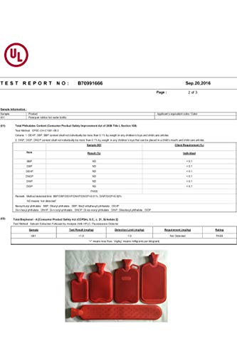 Peterpan Rubber Hot Water Bottles Set, Gifts For The Whole Family - Included: 1 Long Rubber Hot Water Bottle With Knit Cover, 1 Xxx-Large Rubber Water Bottle #TOP6