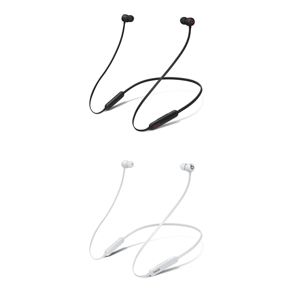 flexible wireless earbuds beats black and smoke gray 2 pack