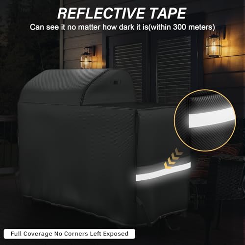 Image of Utheer Grill Cover for Traeger Woodridge BAC761 TFB86MLH, 600D Waterproof