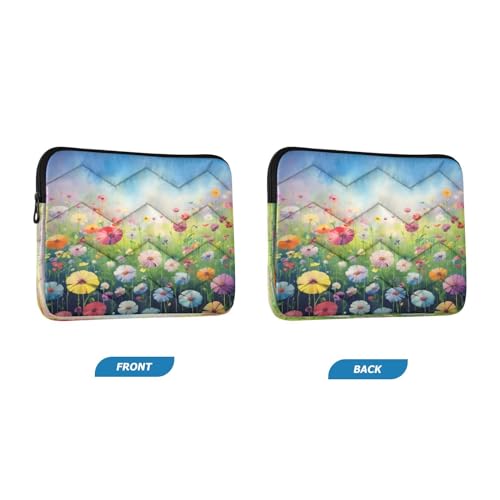 Funda para portátil flores coloridas 13-14 pulgadas miniatura 2