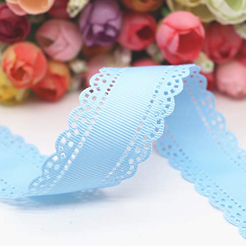 50 yards/lot 30mm hohle blumen solide grosgrain bänder stoffband spitze diy handgemachte haar-accessoires-352