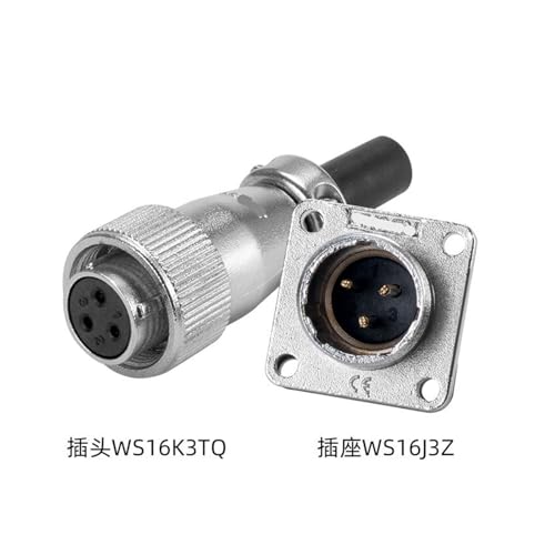 Conector WS16 de 4 pines con instalación inversa segura 3