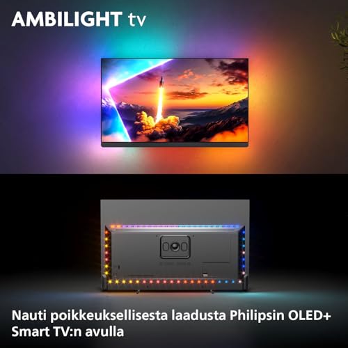 Philips OLED910 77 TV - OLED 4K, Ambilight, Bowers & Wilkins Audio, P5 Bildsystem, Google TV, HDMI 2.1, Dolby Vision/Atmos