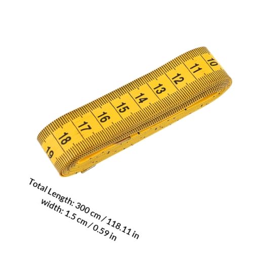 Cinta métrica flexible amarilla 3 m, pack 2 unidades miniatura 2