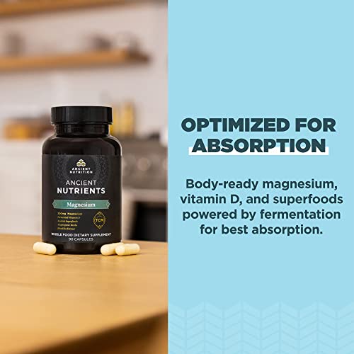 Ancient Nutrition ANM3360 Magnesium Supplement By Ancient Nutrition, Magnesium 300Mg With Vitamin D For Immune Support thumb #3