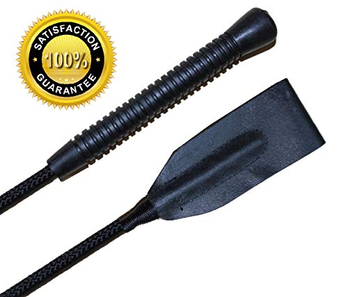 Deluxe Jump Bat 18 Inch Riding Crop Horse Equestrian English with Fiberglass Shaft